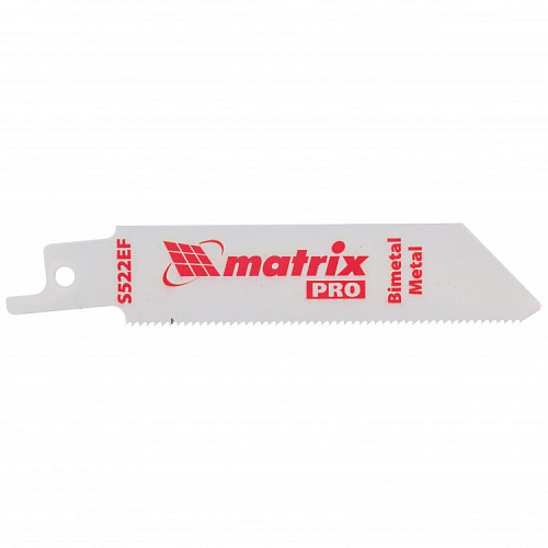  Полотна по металлу для сабельной пилы S522EF 75 / 1,4 мм, Bimetal, 2 шт., PRO// Matrix 