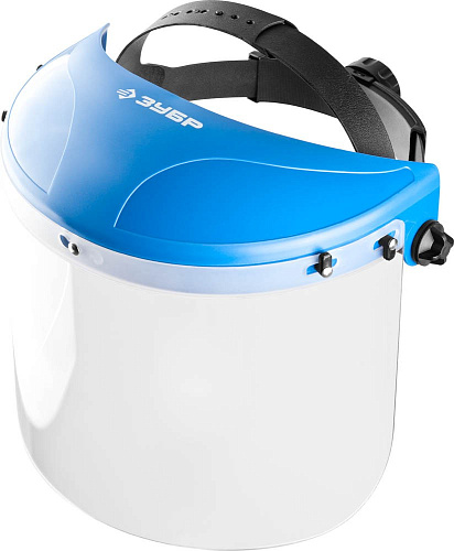  Щиток защитный лицевой ЗУБР"МАСТЕР"пласт.оголов,400х200мм 