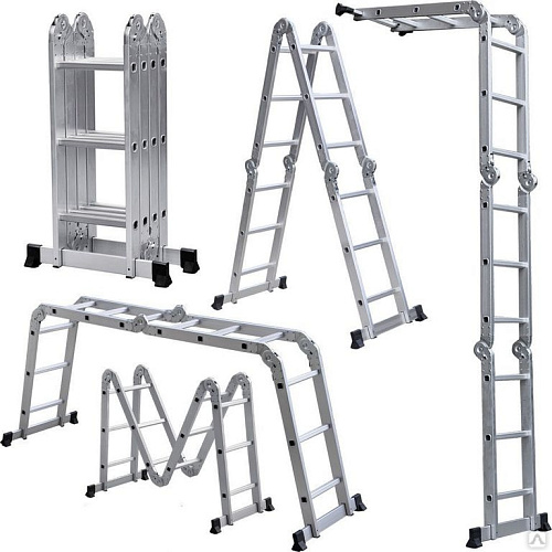  Лестница-трансформер 4х3 СТАНДАРТ (10.4кг; 94/170/360) МИ 