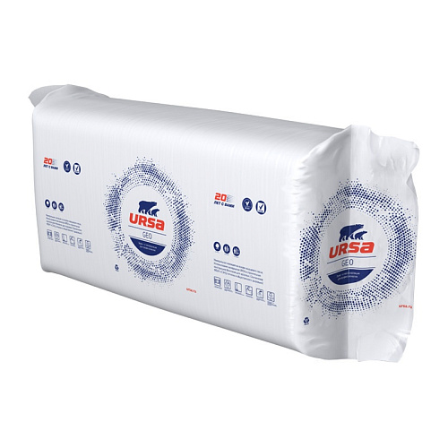  Утеплитель Урса Geo П-15 У10-1250х610х100 мм, 10 шт 