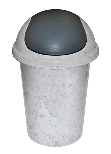  Ведро для мусора, 10 литров, крышка-маятник, пластик (Very) (шт.) 