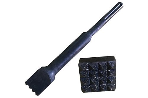  ПНЕВМО-ТРЕЙД Бучарда квадратная 44х44 мм, 340 мм, 16 насечек БучКв44-44-340-16-11-SDS-MAX 