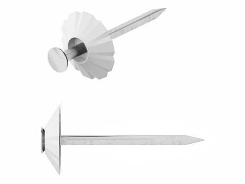  Гвозди декоративные 1.8х32 мм белая шляпка (100 шт в зип-локе) STARFIX 