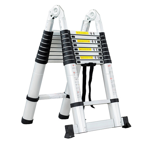  Лестница-стремянка телескопич. МИ 1.6м / 3.2м, 5 ступеней  