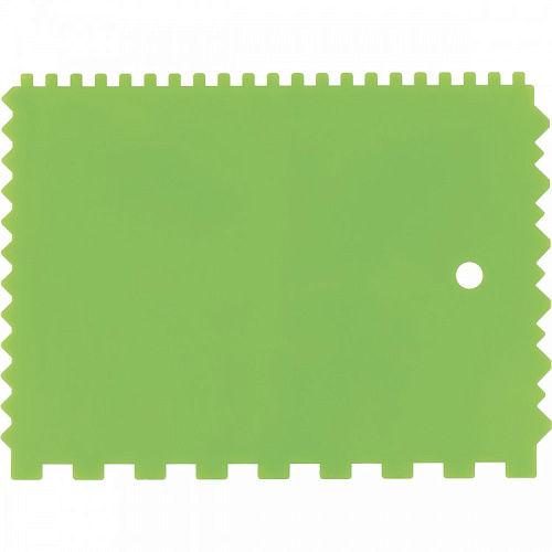  Шпатель для клея, пластмассовый, 130х170 мм, зубчатый// СИБРТЕХ 