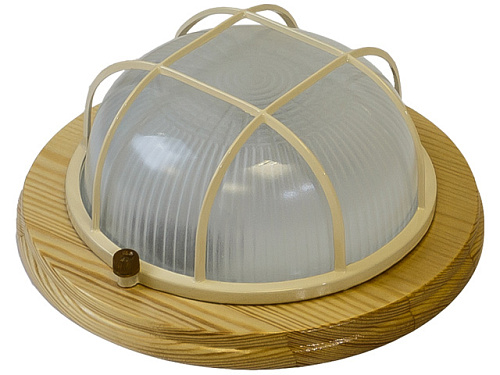  Светильник круг/клен/решетка, 60Вт, IP54 (НБО 03-60-012) Юпитер 