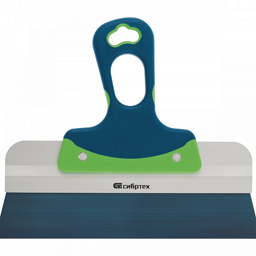  Шпатель фасадный, колоризованная пружинная сталь 65Г, 600 мм, 2-компонентная ручка// СИБРТЕХ 