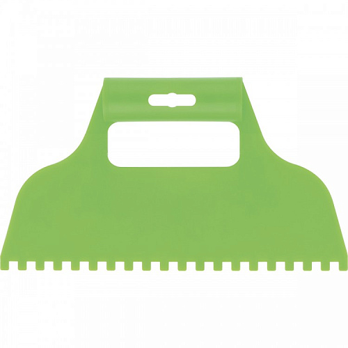  Шпатель для клея, пластмассовый, зубчатый 6х6 мм// СИБРТЕХ 