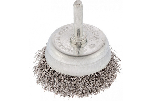  Щетка чашка (50 мм; витая проволока 0.3 мм) для дрели СИБРТЕХ 744757 