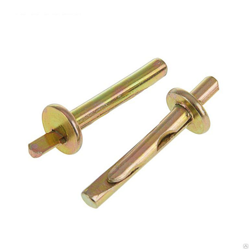  Анкер-клин СА 6*40, сталь С1015, желтопассивированный (уп. 200 шт.) 