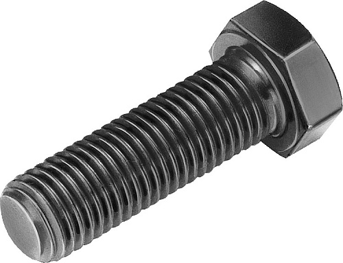  Болт с шестигранной головкой, полная резьба, Без покрытия М12х60 мм DIN933 мМММз (20кг) 