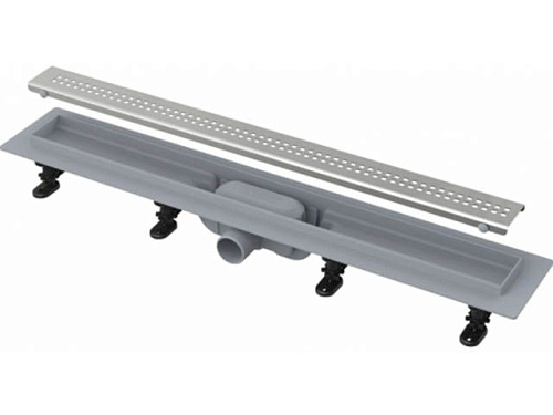  Водоотводящий желоб с порогами для перфорированной решетки (Simple), Alcaplast 