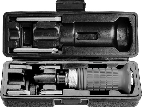  Отвертка STAYER ударно-поворотная  6 битв наборе 2566-H4_z01 