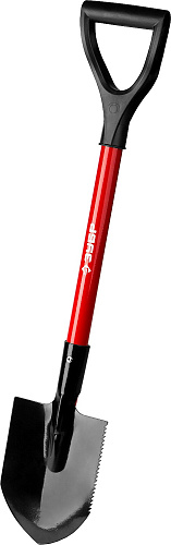  Лопата "МАСТЕР" автомобильная, стальной черенок, ЗУБР 