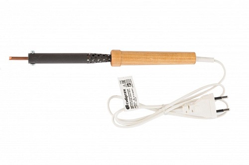  Паяльник электрический ЭПСН-03-40/220, деревянная ручка // Сибртех 