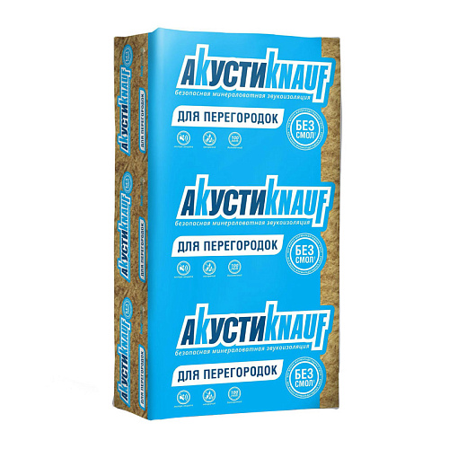  Утеплитель АКУСТИКНАУФ 1230х610х50мм, 16 шт 