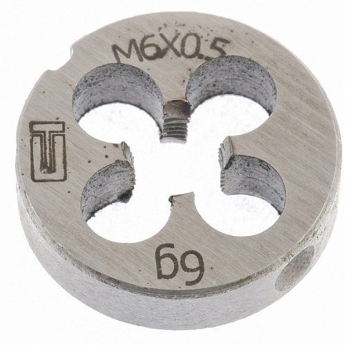  Плашка М6 х 0,5 мм// СИБРТЕХ 