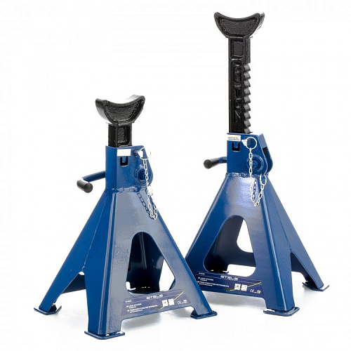  Подставки под автомобиль регулируемые, 6 т, h подъема  385-600 мм, 2 шт.// Stels 