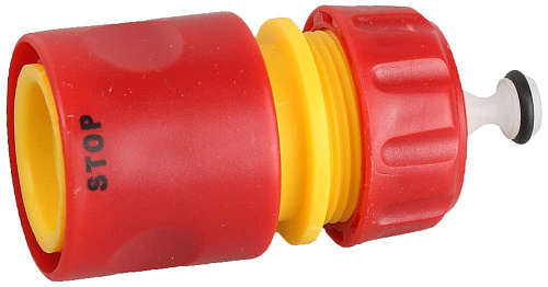  Соединитель с автостопом GRINDA из ударопрочной пластмассы, 1/2" 