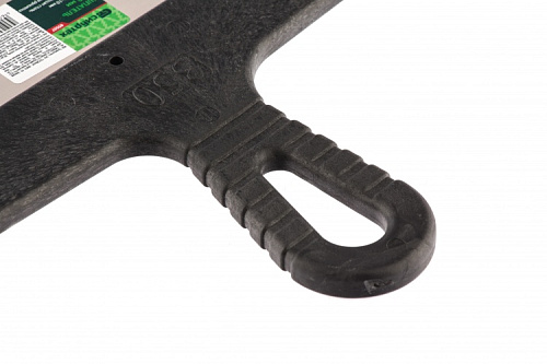  Шпатель из нержавеющей стали, 350 мм, зуб 10х10 мм, пластмассовая ручка// СИБРТЕХ 