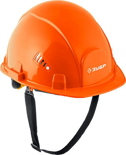  Защитная каска ЗУБР ФОРТ укороч.козырёк,храповый механизм,слоты для крепл.наушников и щитк (11094-1) 