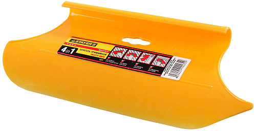  Шпатель STAYER прижимной универсальный для обоев, пластмассовый, 4-в-1, 280мм 