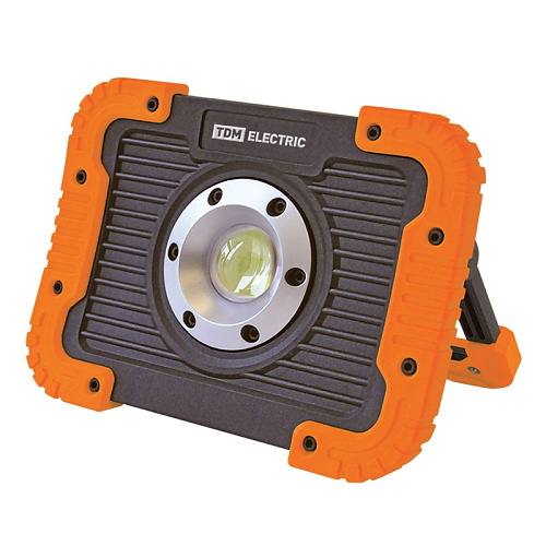  Фонарь-прожектор аккумул., SQ0350-0057, LED 10Вт, USB-кабель, IP64 