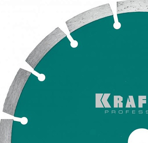  Диск алмазный сегментный по железобетону и бетону KRAFTOOL Universal 125х22 мм 36680-125 