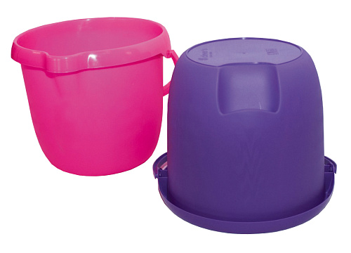  Ведро пластиковое, 12 л, с выемкой для руки (Very) (шт.) 