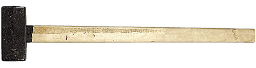  Кувалда литая с деревянной рукояткой, 2кг 