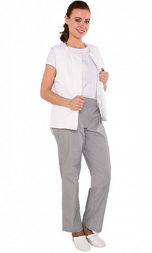  Жилет утепленный Комфорт Вайт, белый 