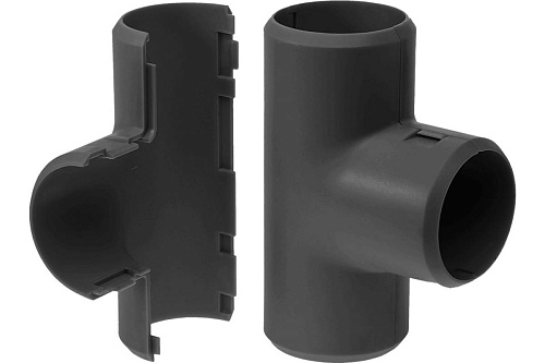  Промрукав Тройник разборный черный д20 50шт PR13.0196 