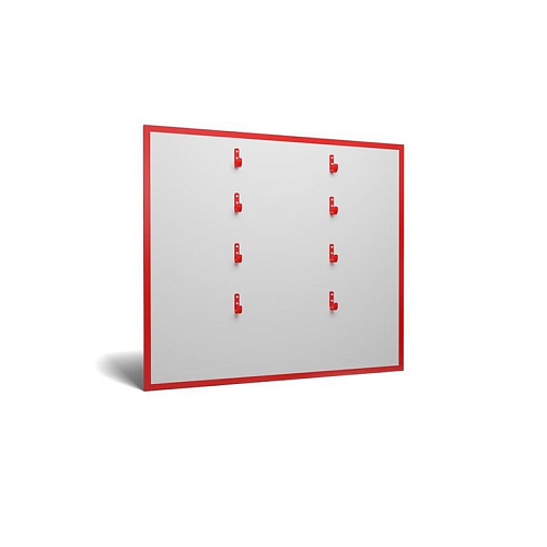  Щит пожарный открытый металлический с задней стенкой "А" (без комплекта, 1200*800*15) 