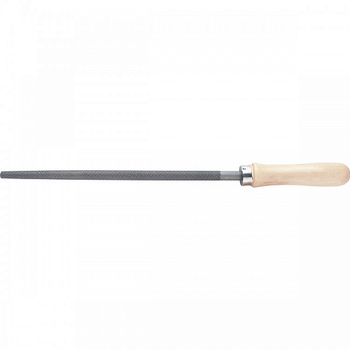  Напильник, 150 мм, круглый, деревянная ручка// СИБРТЕХ 