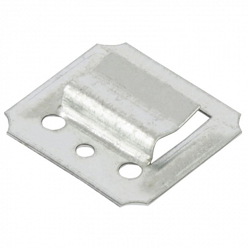  Кляймер №2 оцинкованный с гвоздями, 100шт. // Сибртех 