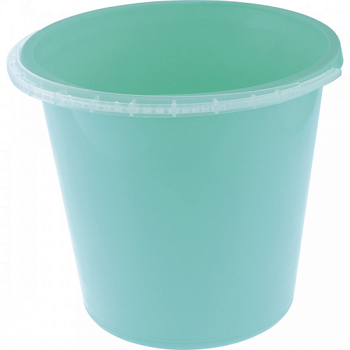  Ведро пластмассовое круглое 10л, бирюзовое//ТМ Elfe 