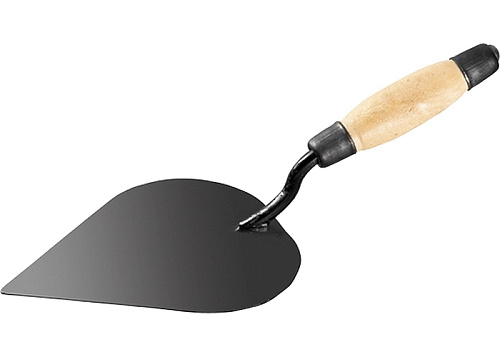  Кельма штукатура КШ, стальная, пластиковая ручка 