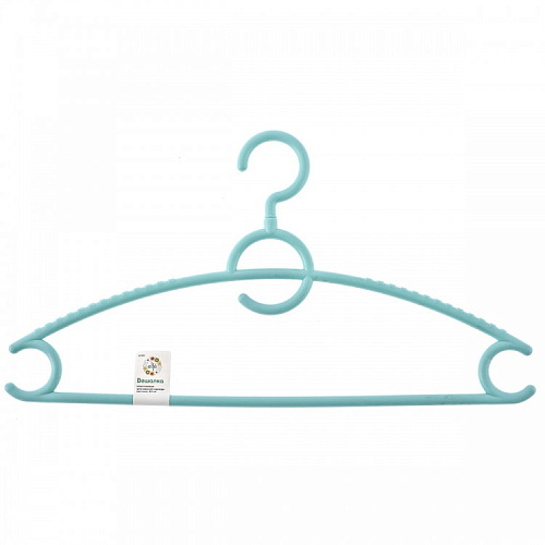  Вешалка пластиковая для верхней одежды 43 см, цветная// ELFE 