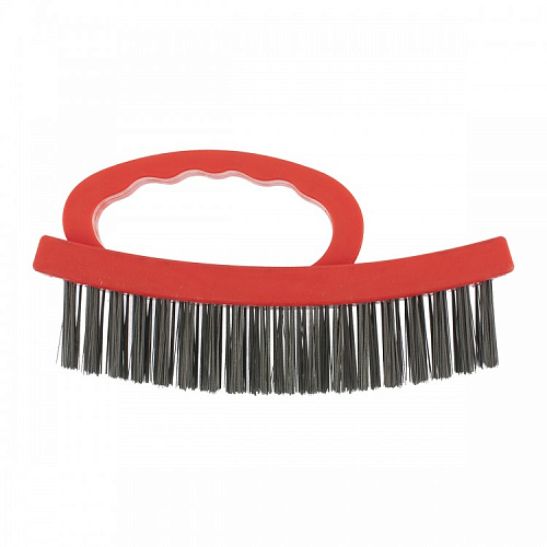  Щетка зачистная 4-х рядная, плоская, пластиковая с рукояткой MATRIX 