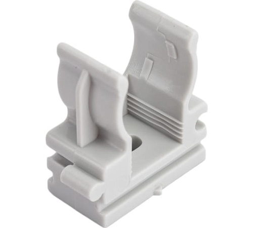  Держатель (клипса) для труб, для монтажного пистолета D25 мм CFQ 25 (1уп=50шт./1кор=80уп) Экопласт 