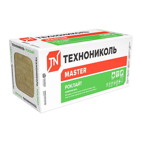  Утеплитель Технониколь Роклайт 1200х600х100 мм, 6 шт 