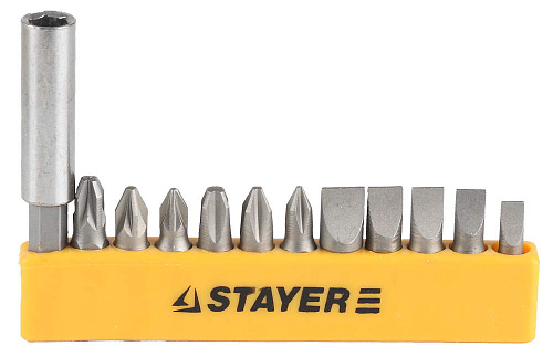  Набор бит MASTER 12 предметов STAYER 2609-H12_z01 