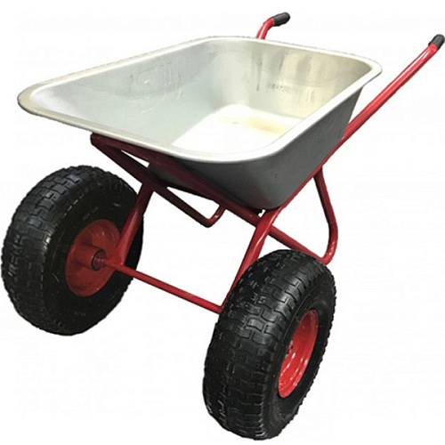  Тачка 150л 2-х колесная строительная WB6422S (красная) МИ 