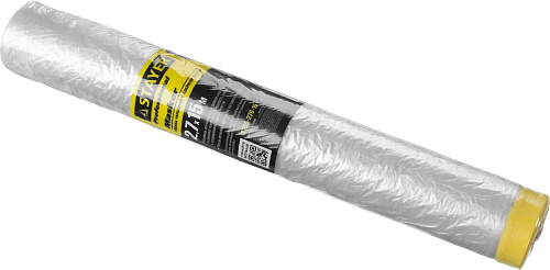  Пленка STAYER "PROFESSIONAL" защитная с клейкой лентой "МАСКЕР", HDPE, 9мкм, 2,7х15м 