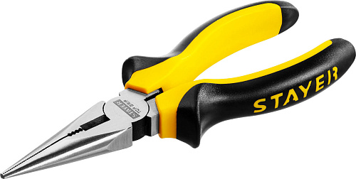  Тонкогубцы "TOPGrip", 160мм, STAYER  