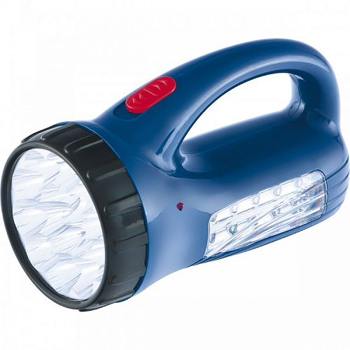  Фонарь поисковый с подзарядкой от розетки 220В, 15+10LED, батарея 800 мАч// Stern 