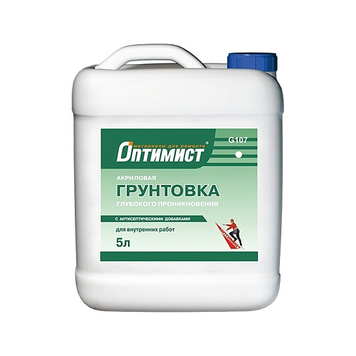  Грунтовка глубокого проникновения Оптимист G107 (5 л) 