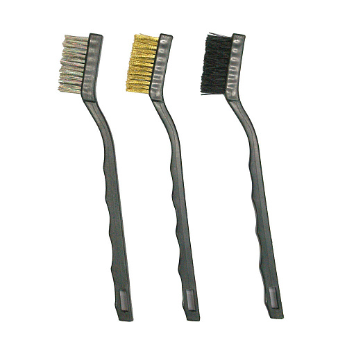  Щетки 3шт.(Медная, стальная,нейлон) 17см 