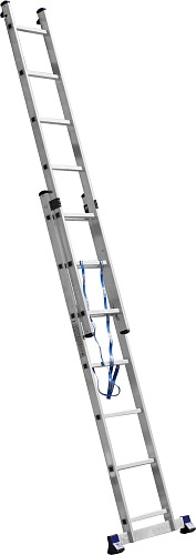  Лестница СИБИН универсальная, двухсекционная, 8 ступеней 