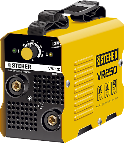  Сварочный аппарат инверторный, 250 А, STEHER 